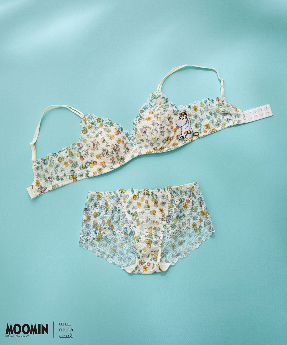 une nana cool 【MOOMIN × une nana cool 】 特別な日以外の364日つけたくなるブラ 364 レース 