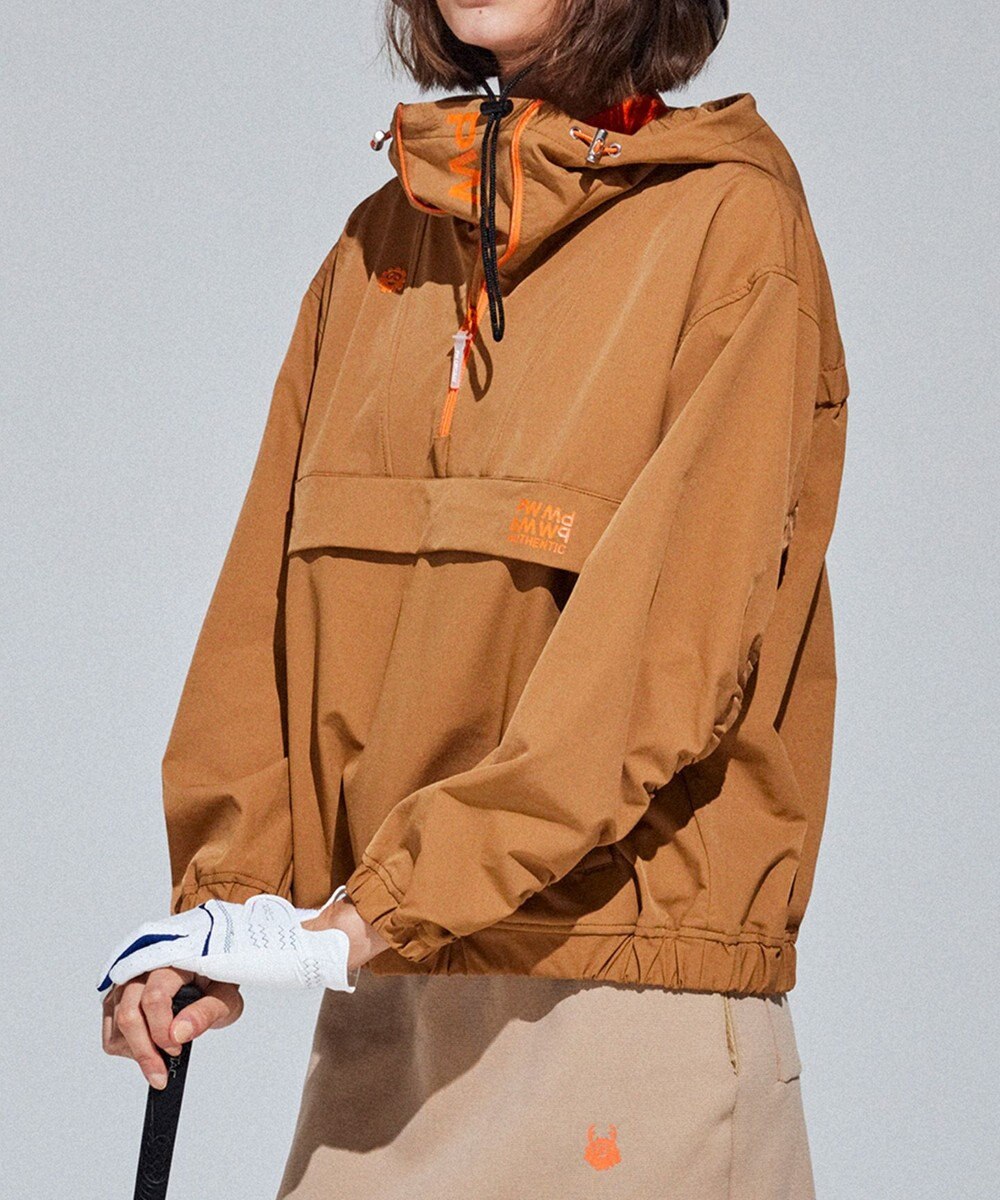 PW CIRCULUS 【 伸縮性あり 】【WOMEN】シャーリングアノラック ブルゾン 