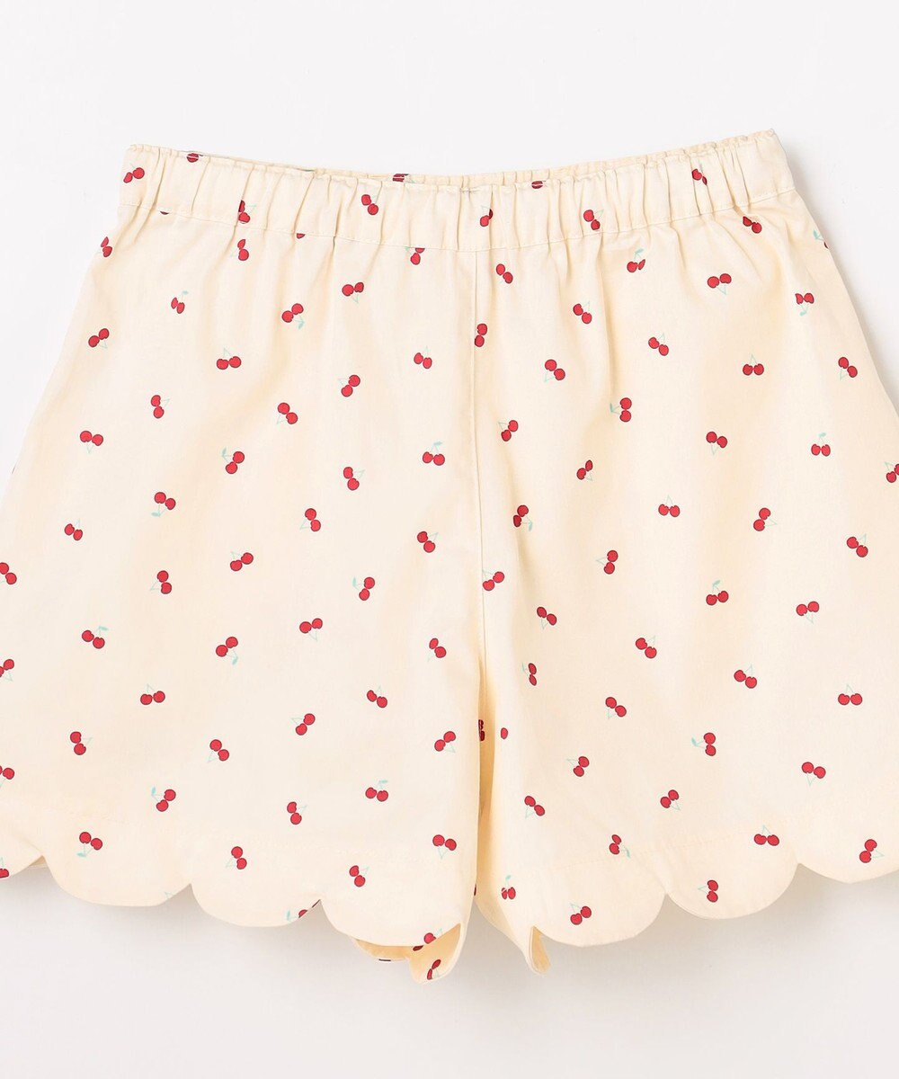 ANY KIDS 【洗濯機可能】スカラップショートパンツ 