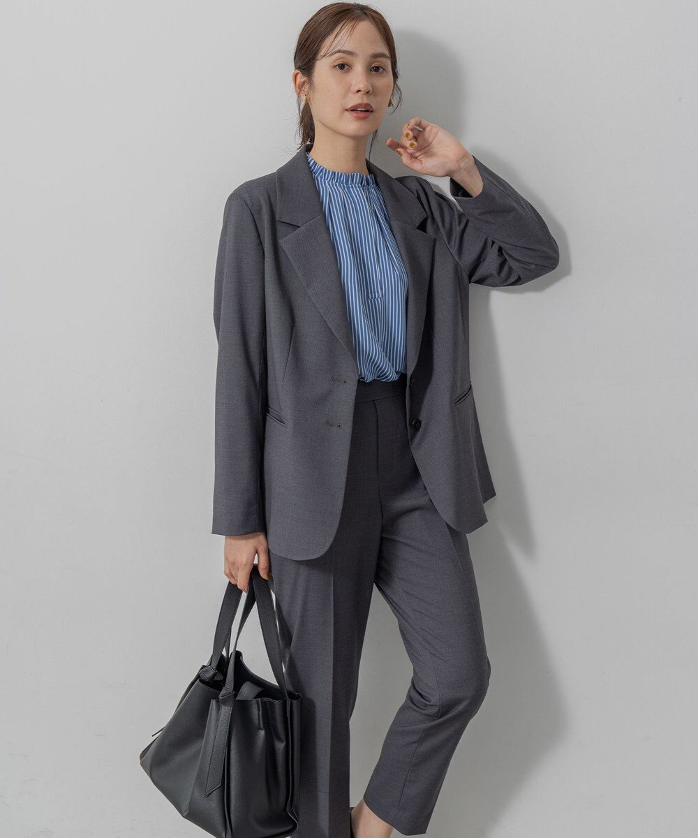 組曲 S ライトデシンフリル襟 ブラウス 