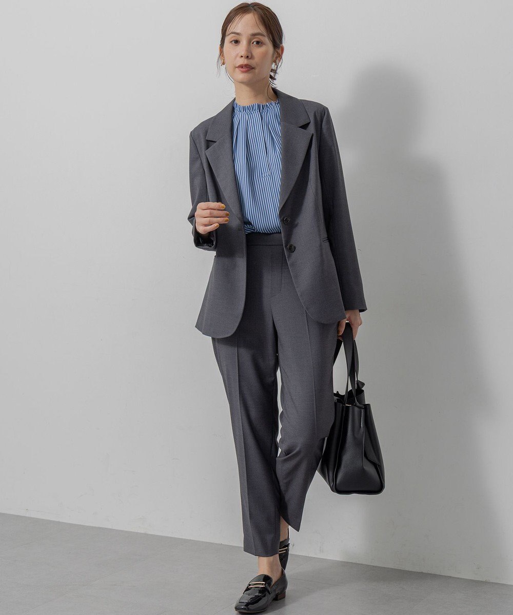 組曲 S ライトデシンフリル襟 ブラウス 