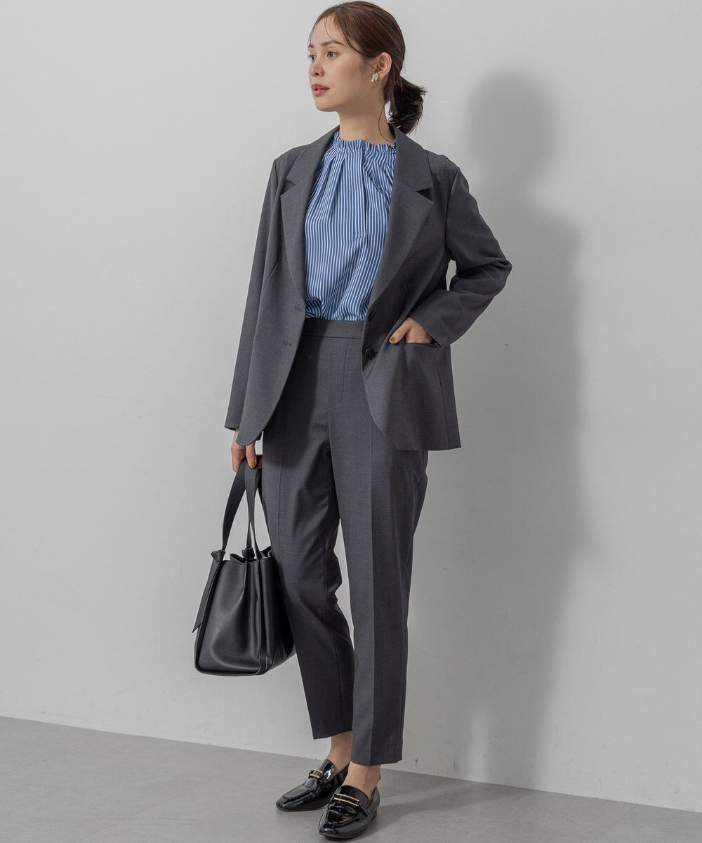 組曲 S ライトデシンフリル襟 ブラウス 