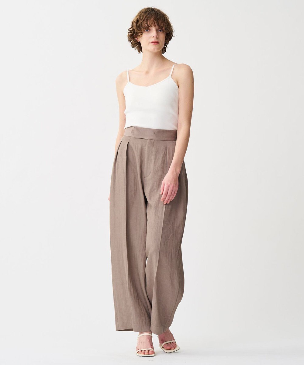 uncrave ドレープツイル ワイドパンツ 