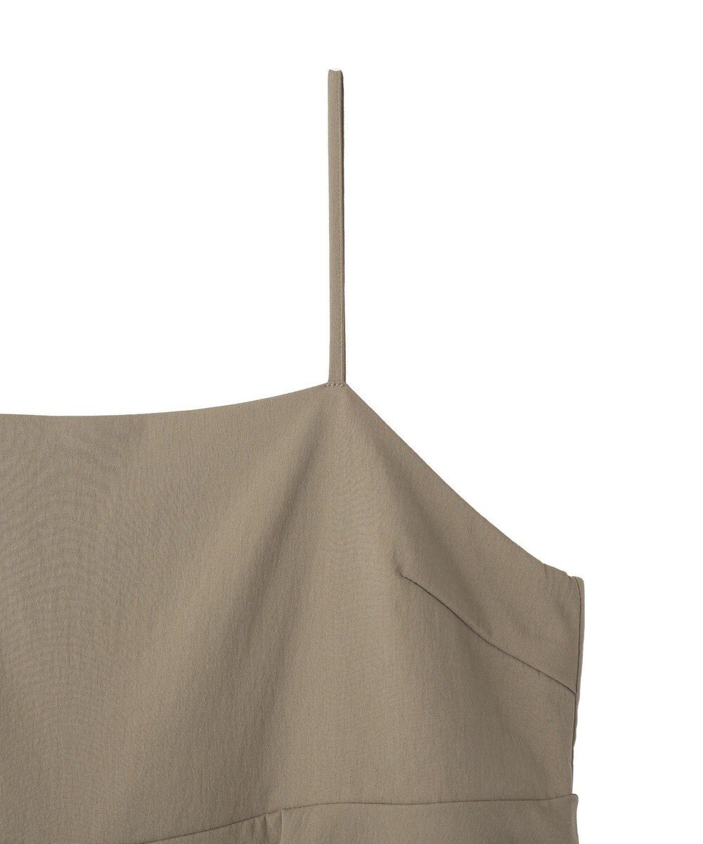 YECCA VECCA ドライタッチペプラムサロペット 