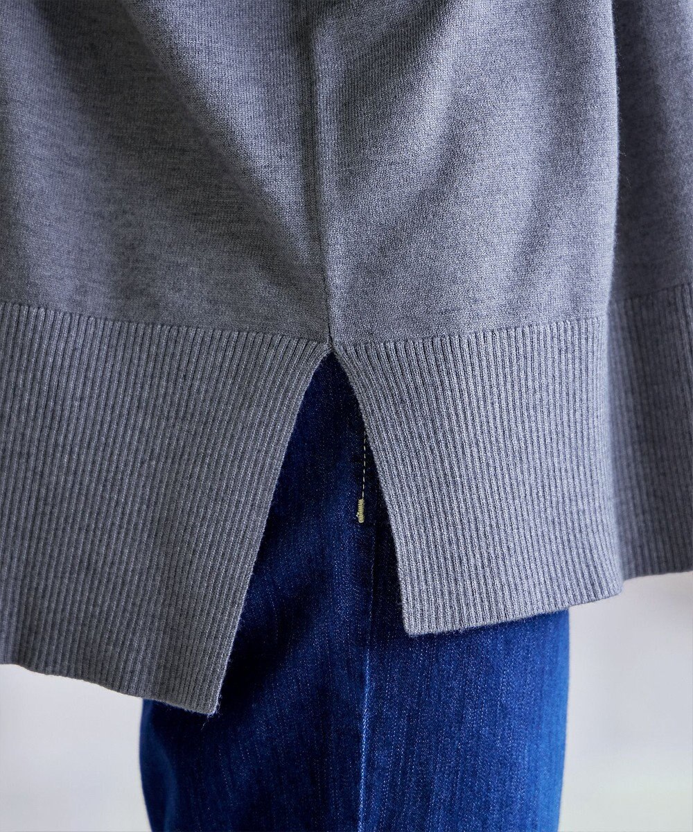 Tiaclasse 【洗える】エンボスロゴニットプルオーバー 