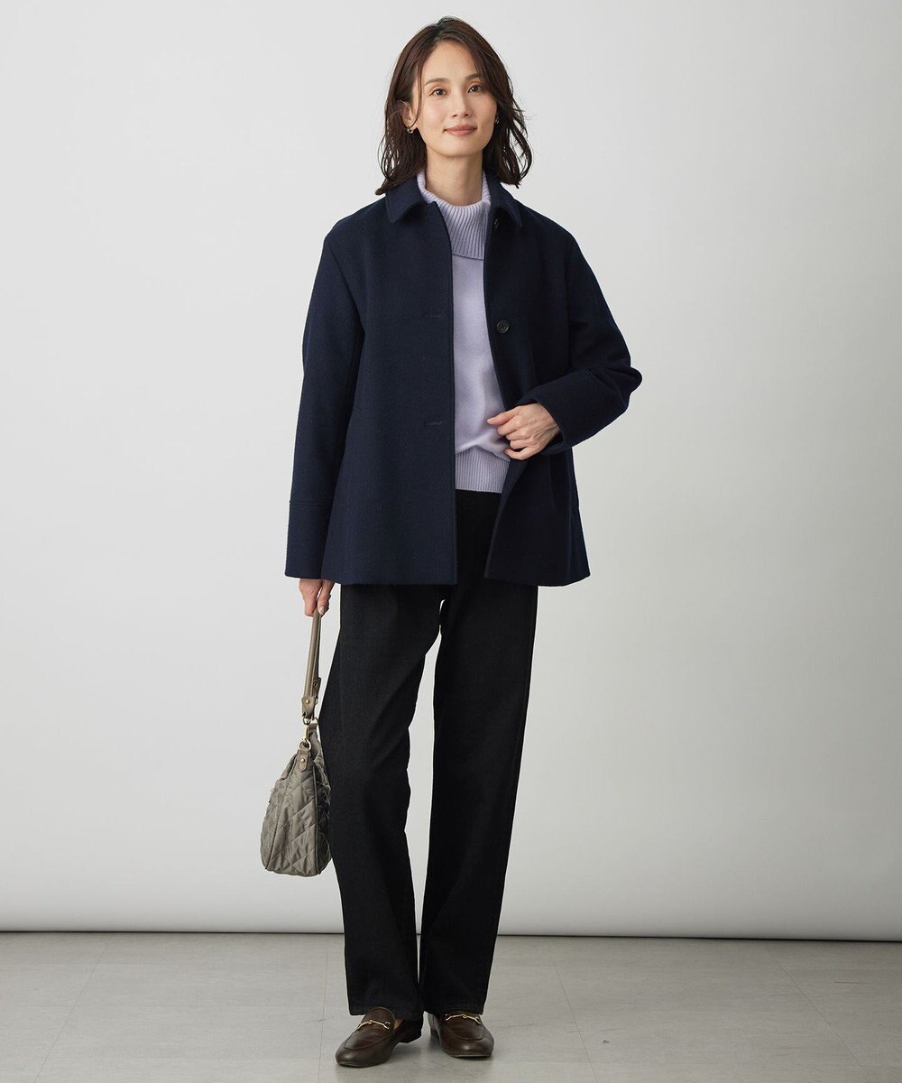 J.PRESS LADIES CASHMERE BLEND 襟付き ニット 