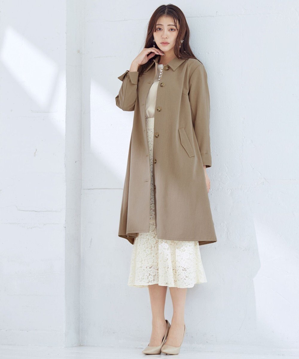 Tiaclasse 【洗える】ステンカラーコート 