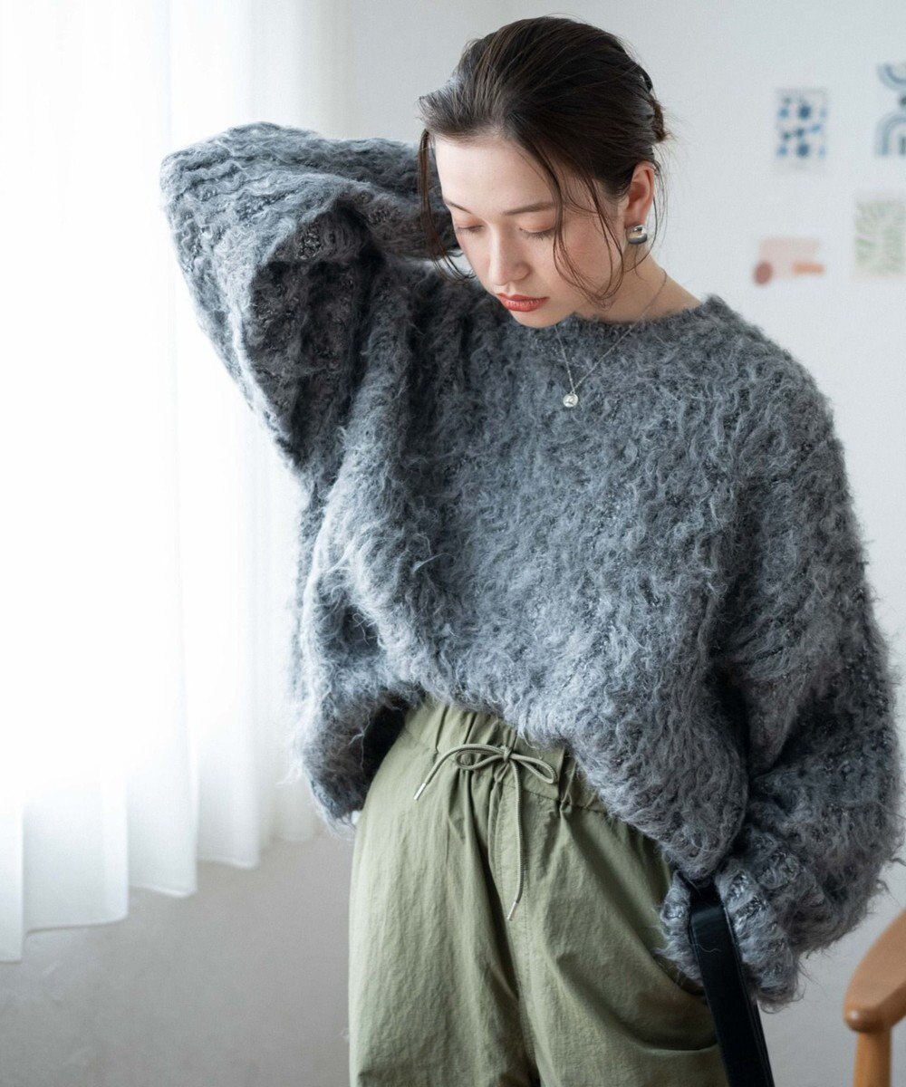 WEGO ブラッシュニットBIGプルオーバー 