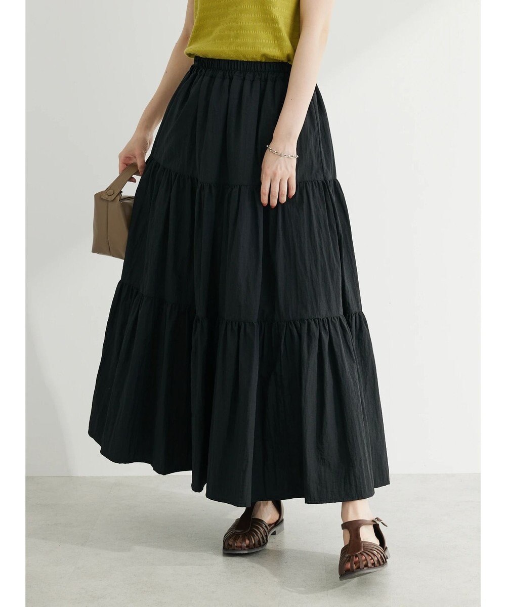 Green Parks ・ＥＬＥＮＣＡＲＥ　ＤＵＥ　ナイロンティアードスカート 