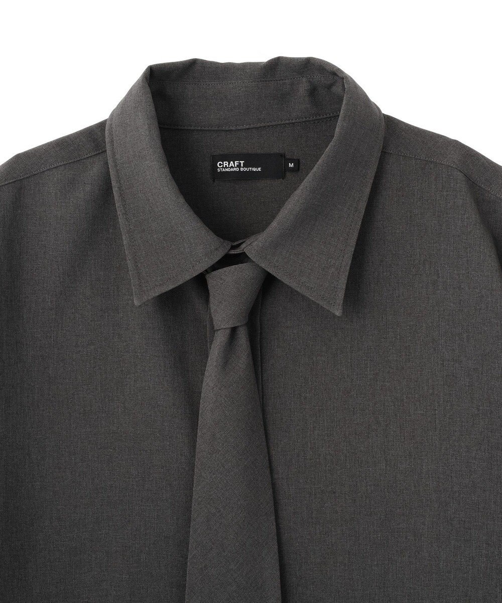 CRAFT STANDARD BOUTIQUE タイ付き半袖シャツ 