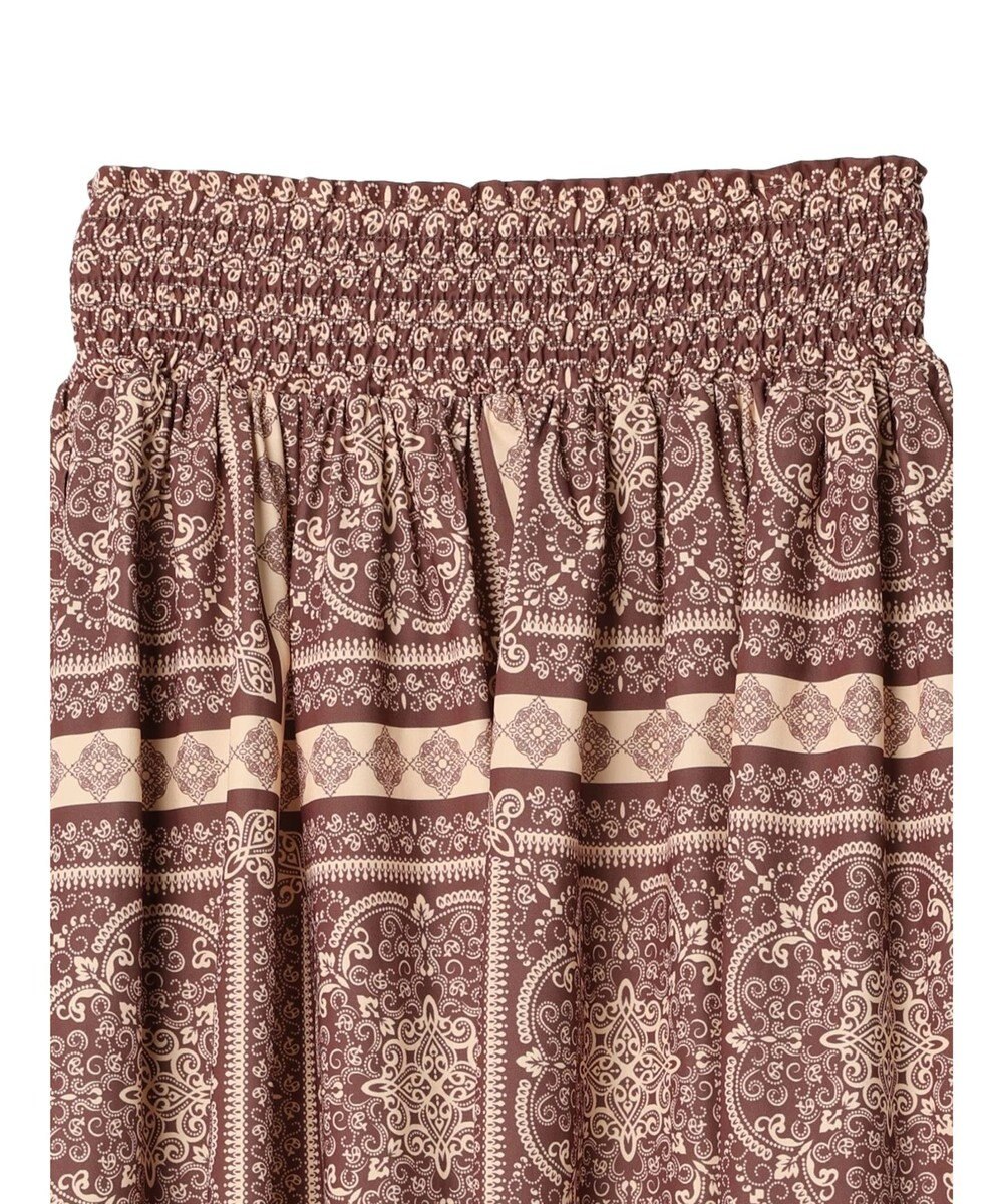 Green Parks ■ＥＳＣＡＲ　スカーフパネルｐｔギャザースカート 