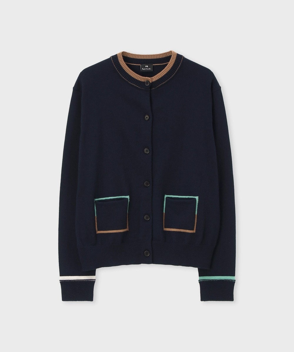 Paul Smith アクセントカラー カーディガン 