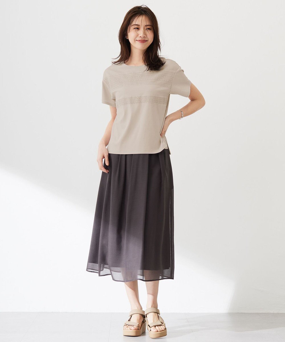 J.PRESS LADIES レーシーコンビ カットソー 