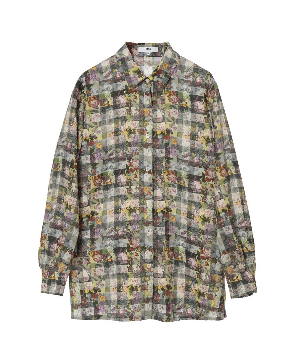 DAKS リバティプリント ブラウス 