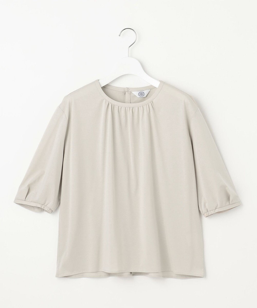 J.PRESS LADIES 【洗える】ブラウスライクジャージー カットソー 