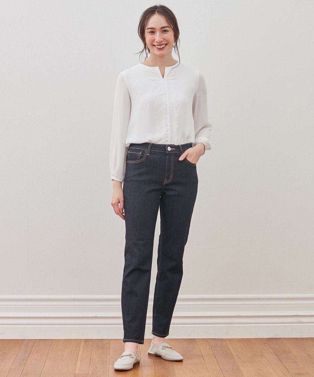 自由区 【WE WANT】365DENIM ストレートスリムデニム パンツ 