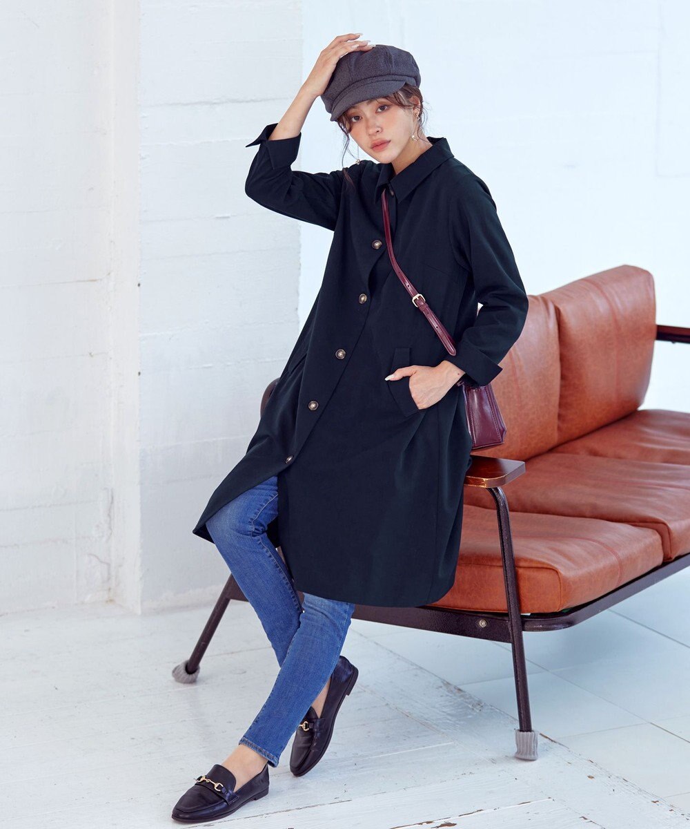 Tiaclasse 【洗える】ステンカラーコート 