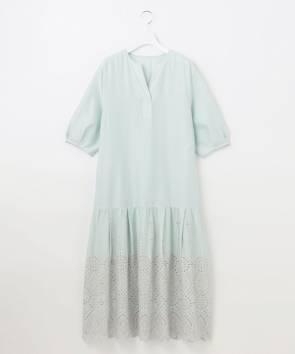 自由区 S 【カタログ掲載・洗える】エンブロイダリーローン ワンピース 