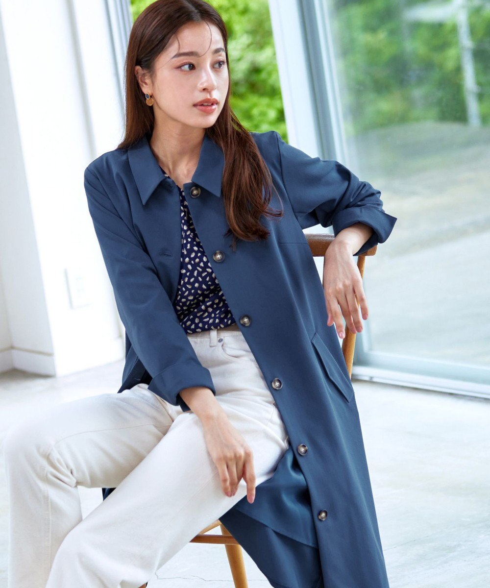 Tiaclasse 【洗える】ステンカラーコート 