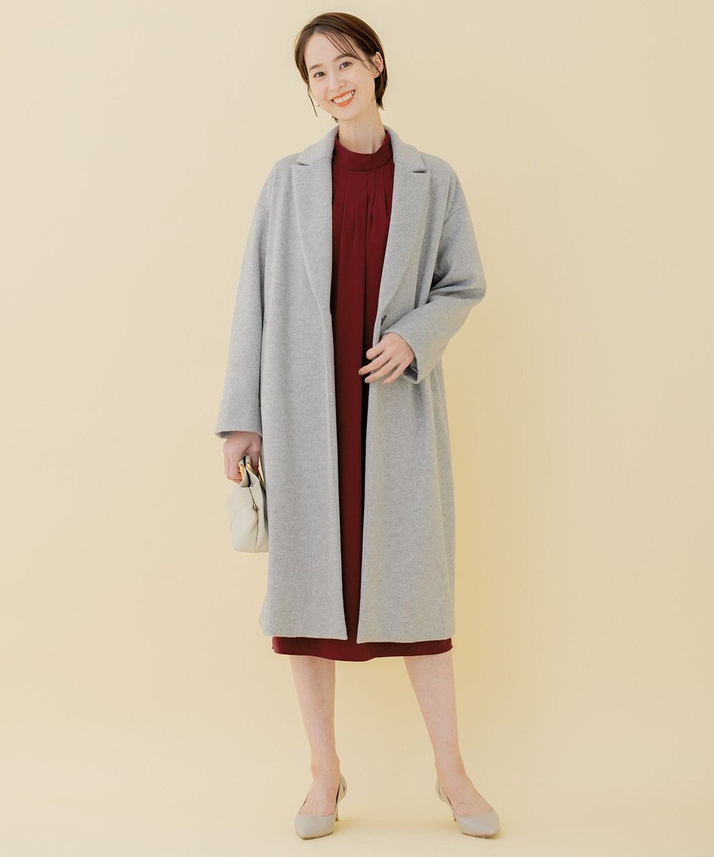 自由区 L 【WEB限定】ブラッシュドビーバー チェスターコート 