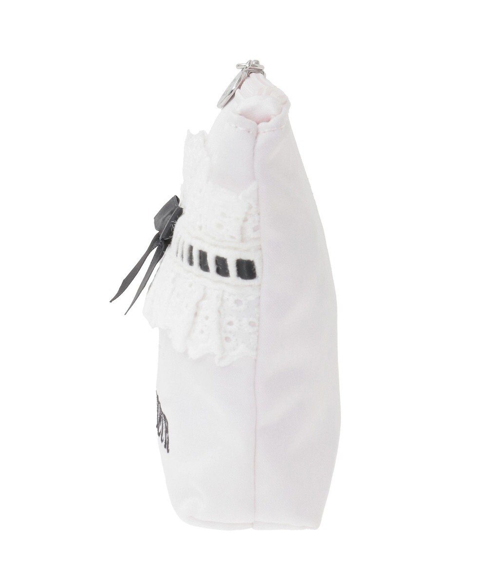 Maison de FLEUR コットンフリルポーチ 