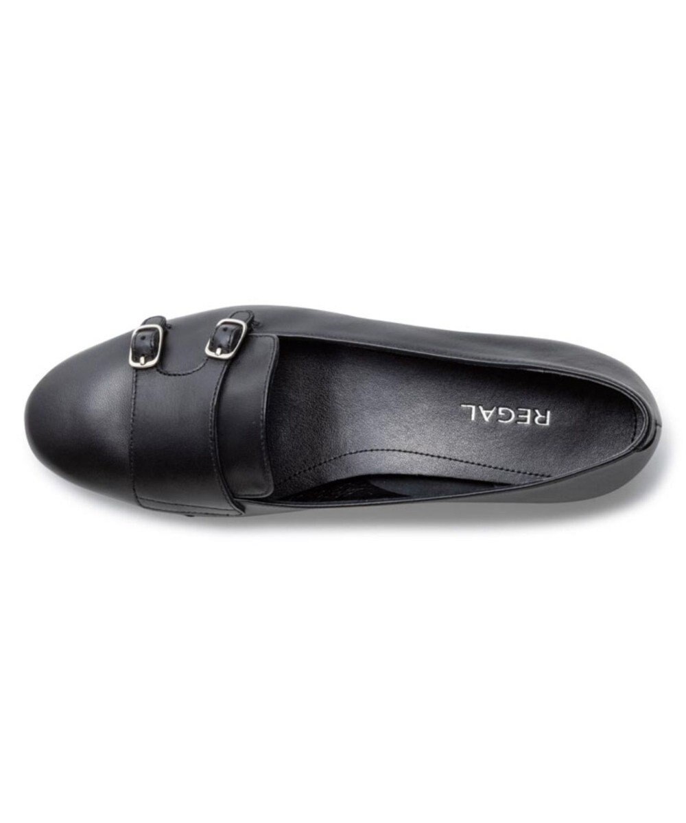 REGAL FOOT COMMUNITY 【リーガルレディース】F56R ダブルモンクフラットシューズ フラットシューズ 