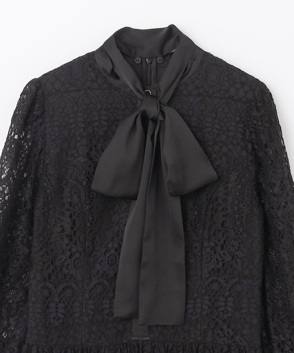 GRACE CONTINENTAL レースボウタイワンピース 