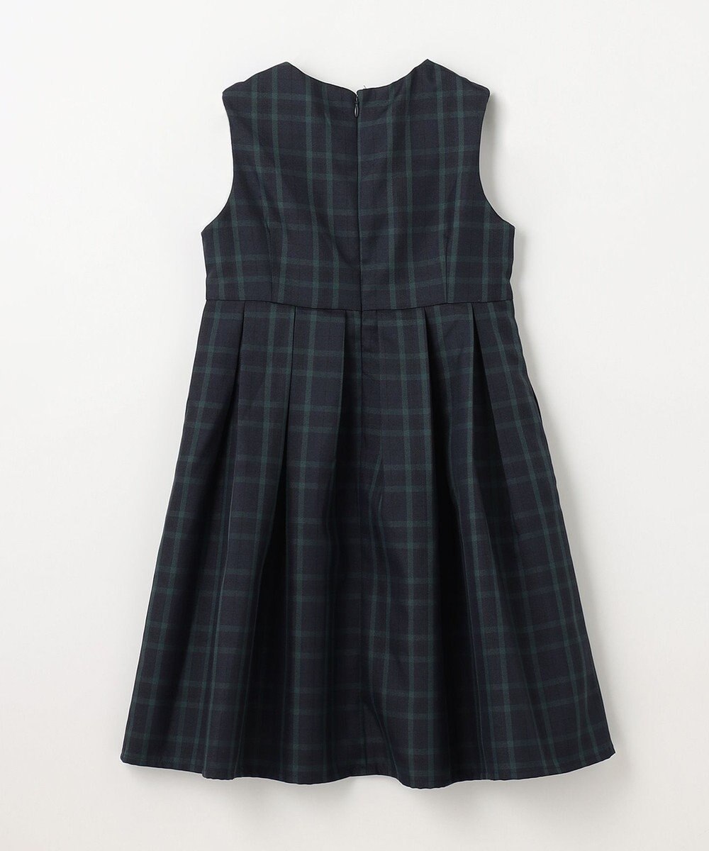 ANY KIDS チェック ジャンパースカート 