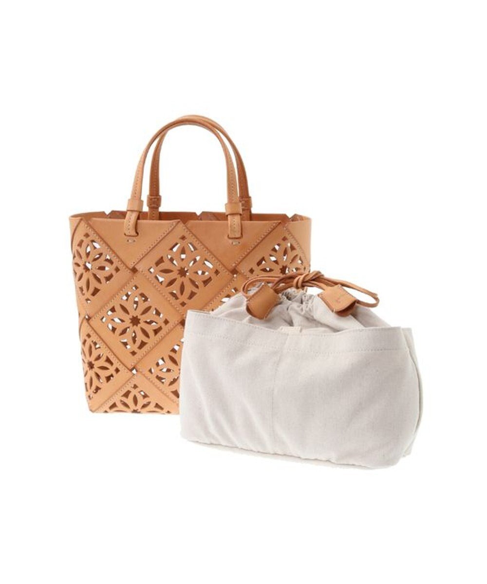 genten サスカットバスケット手提げバッグ＜M＞ 