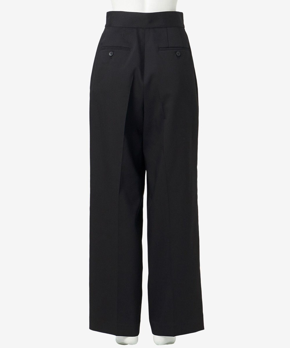 23区 【エステータ】ライトダブルクロス ワイドパンツ 