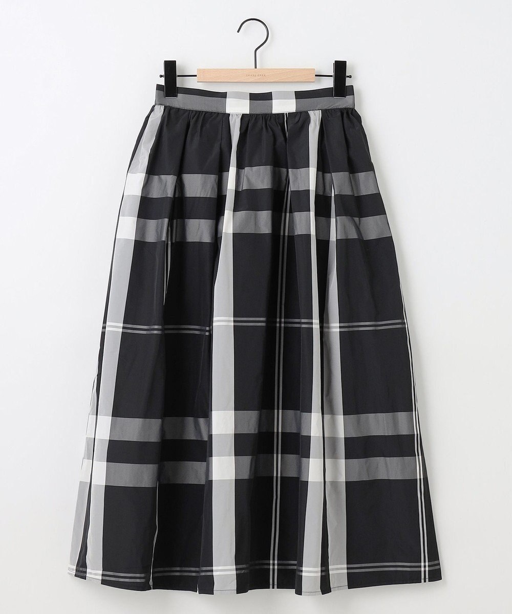 SHARE PARK LADIES メモリーチェックフレアスカート 