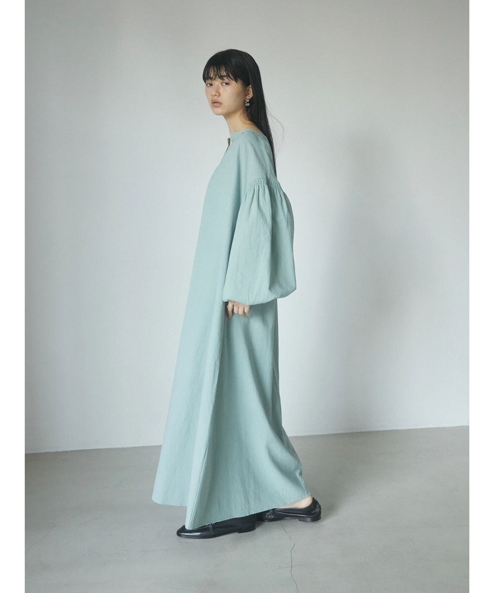 Green Parks ａ．袖ギャザーボリュームワンピース 
