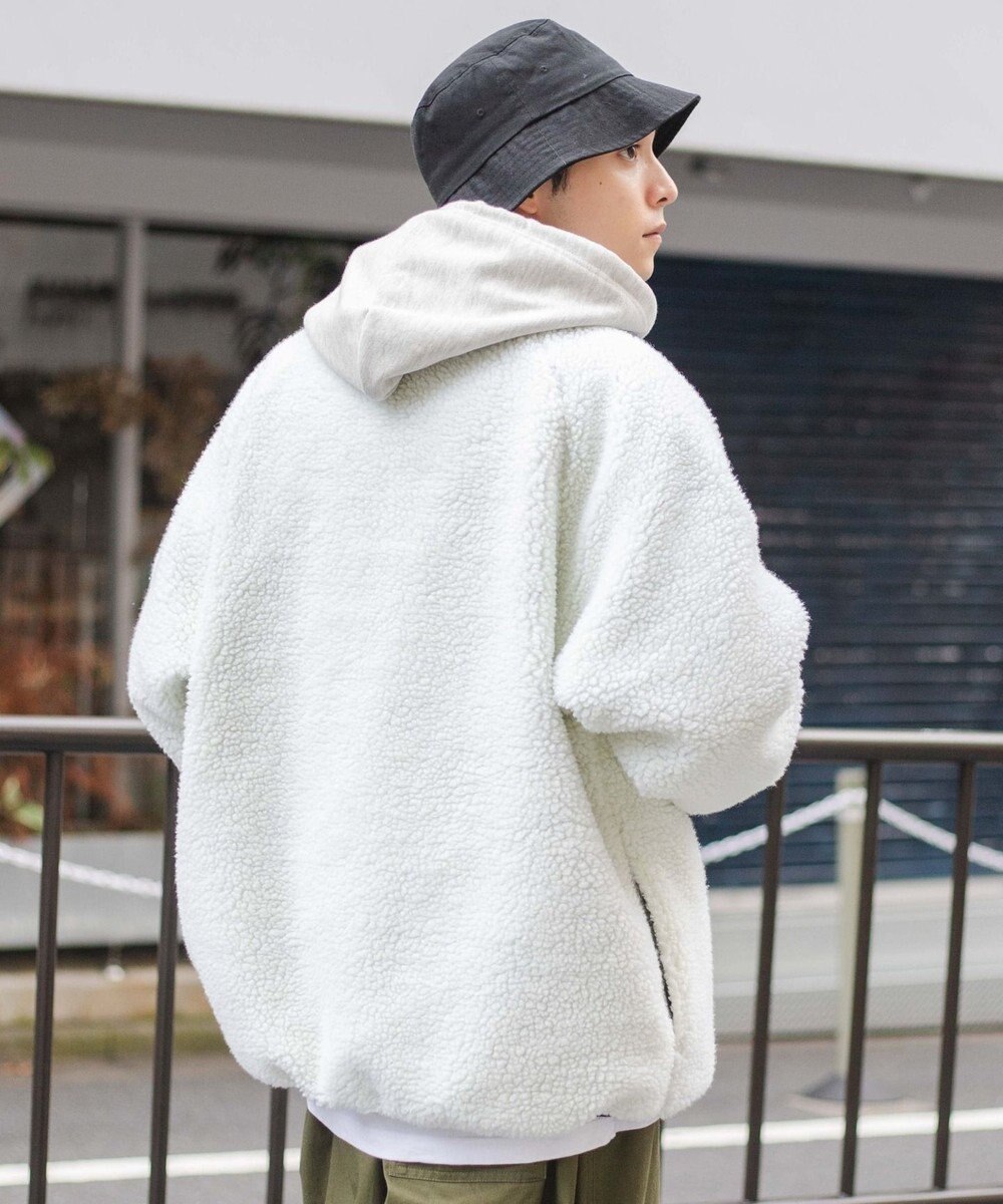 WEGO リバーシブルボアブルゾン 