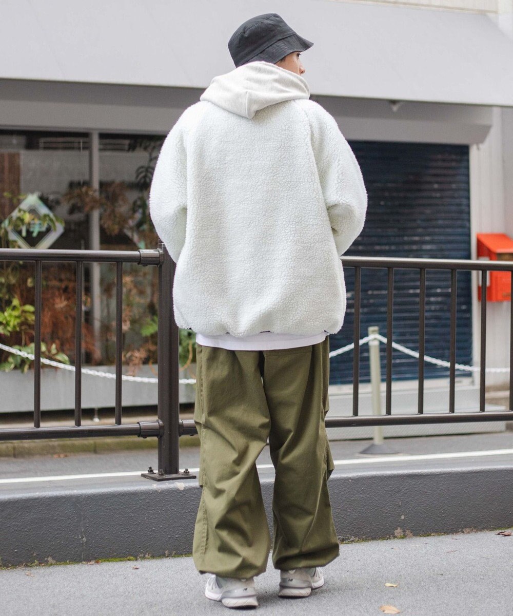 WEGO リバーシブルボアブルゾン 