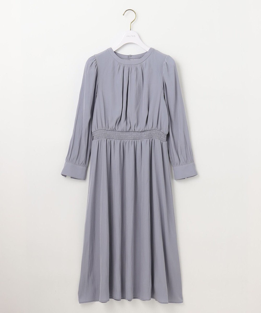 ANY SIS S 【低身長企画】フェミニンギャザー ワンピース 
