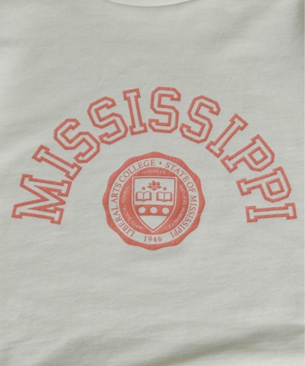 WEGO 【ANGIE VINTAGE】ピグメントカレッジロゴショートスウェット 