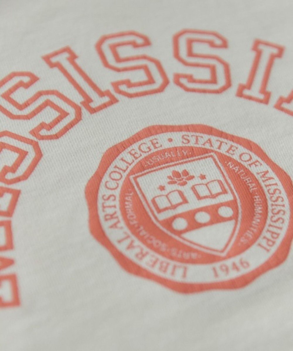 WEGO 【ANGIE VINTAGE】ピグメントカレッジロゴショートスウェット 