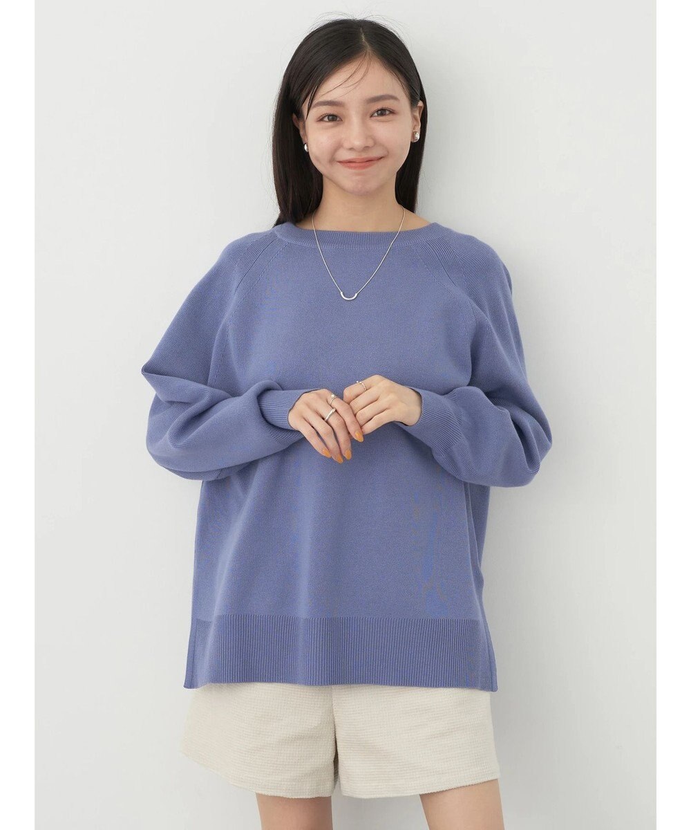 earth music&ecology サイドスリットルーズチュニック 