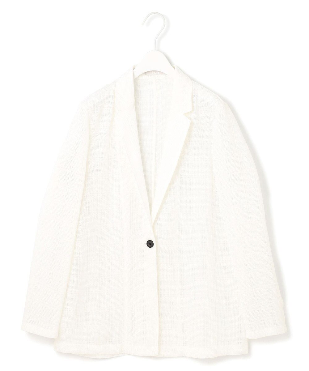 ICB スクエアチェックレノクロス レースジャケット 