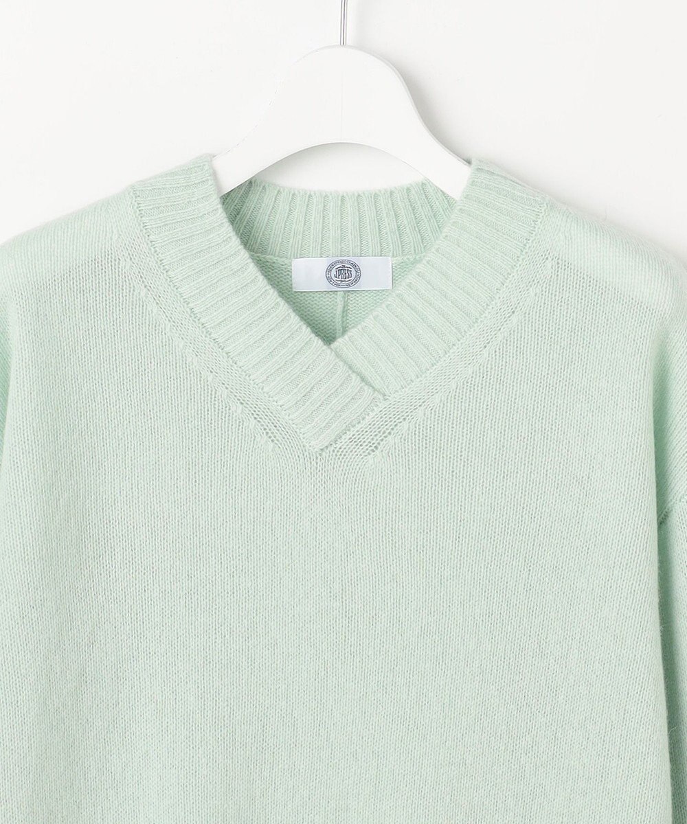 J.PRESS LADIES L YAK BLEND Vネック ニット 