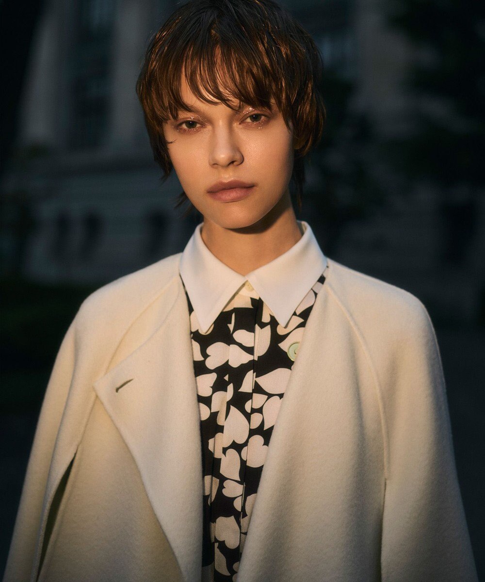 GRACE CONTINENTAL ストール付リバーケープ 