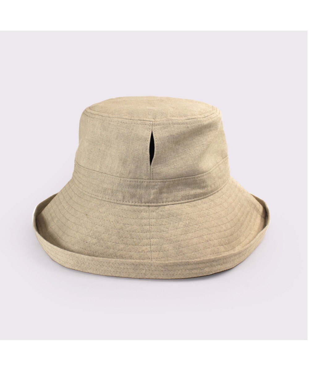 ATRENA 体感-10℃コカゲル リネンエッジアップハット 