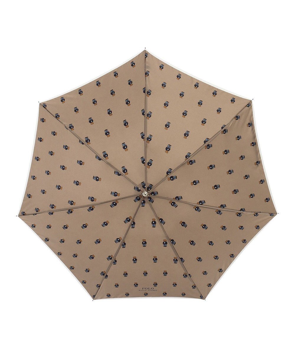 MOONBAT POLO RALPH LAUREN 折りたたみ傘 FLAG BEAR ツイル 