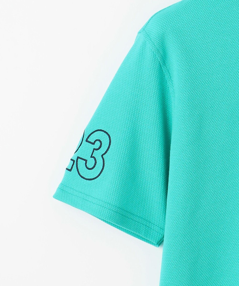 23区GOLF 【MEN】ナンバリングカノコ半袖ポロシャツ 