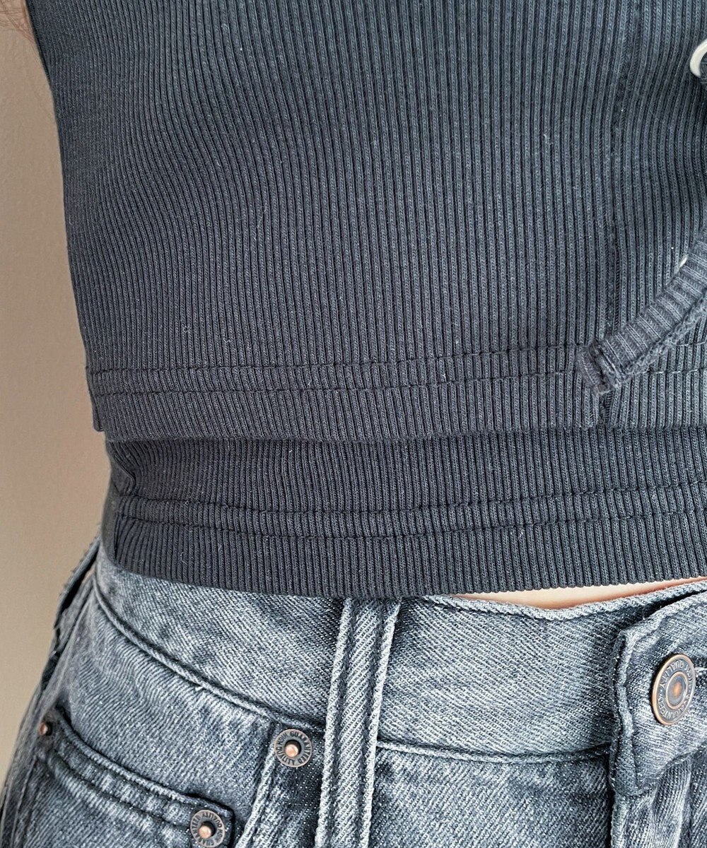 WEGO ヴィンテージライクレースアップT 