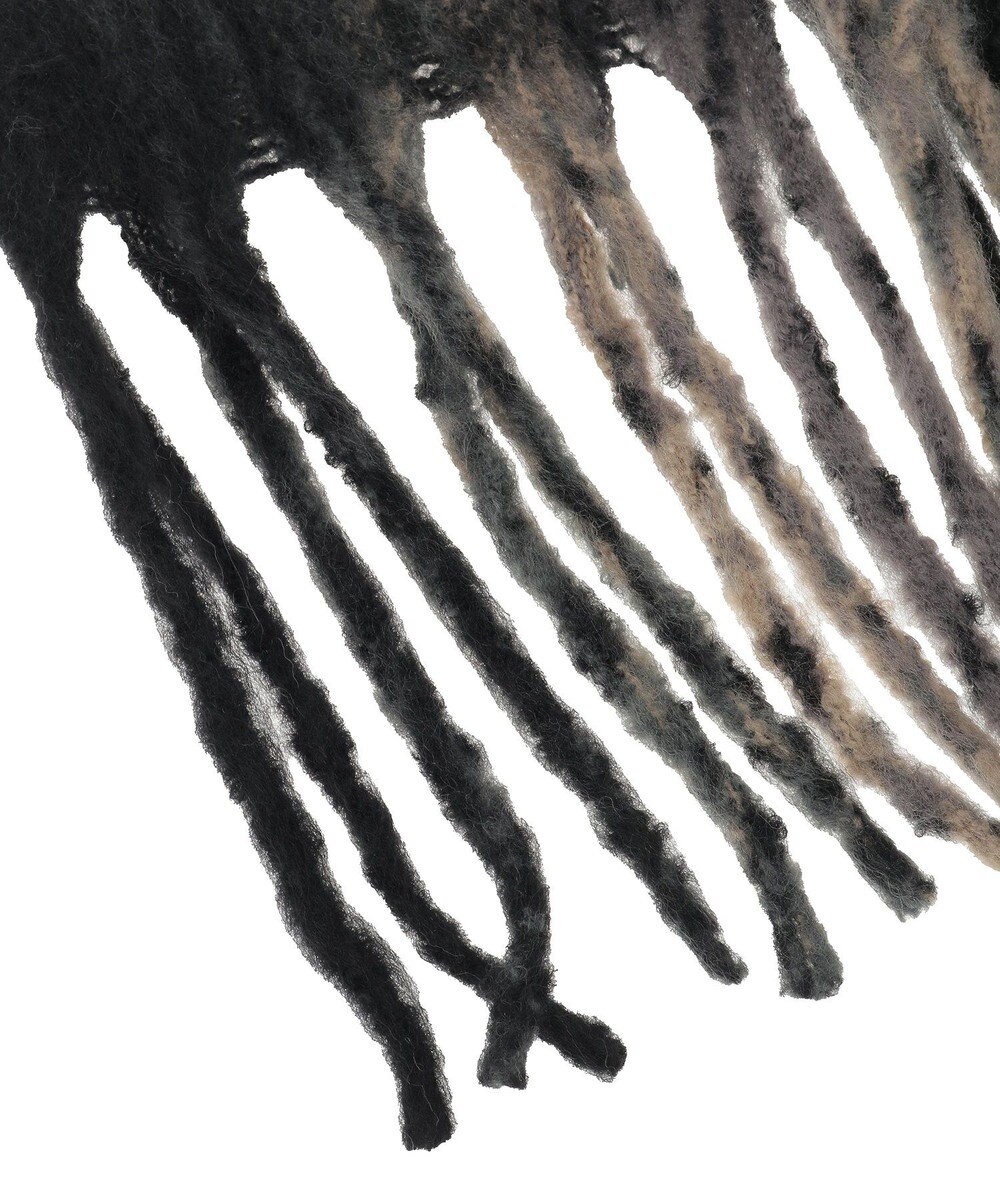 AMERICAN HOLIC チェックシャギーマフラー 