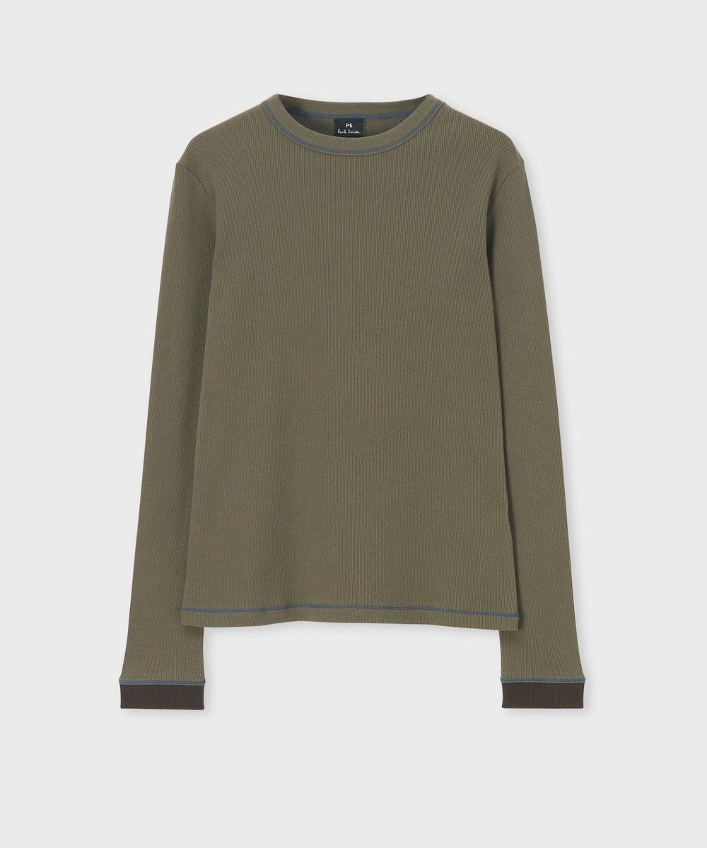 Paul Smith 【洗える】カラーステッチ リブ カットソー 