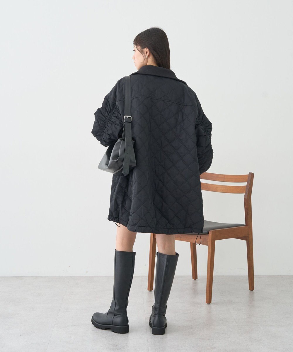 earth music&ecology キルティングバルーンコート 