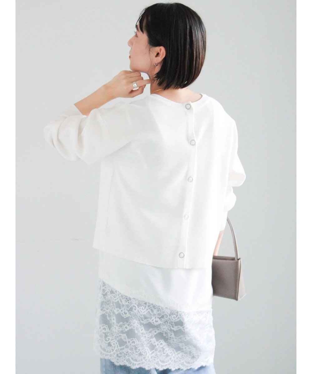 Te chichi 前後2WAYスウェットライクニット 