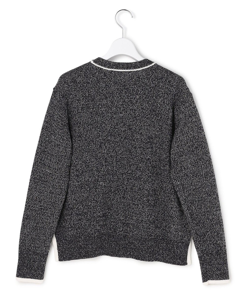 ICB L コットンツイスター クルーネックニット 